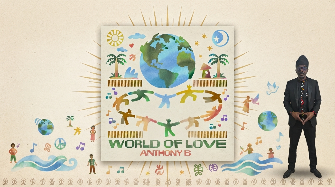 Reggae Icon Anthony B Spreads Conscious Unity on 16-Track Masterpiece 'World of Love' featured image