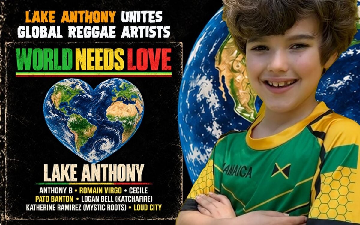 9-Year-Old Lake Anthony's Charity Single "World Needs Love" Drops Friday With Romain Virgo, Anthony B, Ce'Cile thumbnail