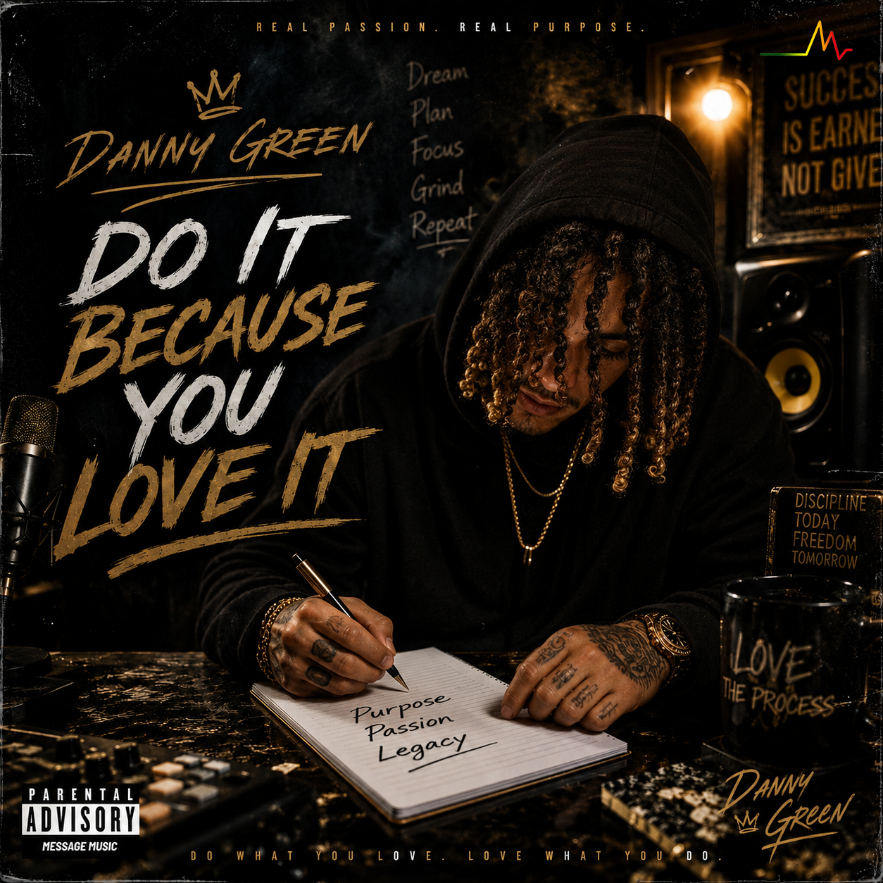 Do it because you love it cover art by Aura Music